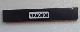 Tile 1 x 6 with 'MK60008' Pattern (Sticker) - Set 60008