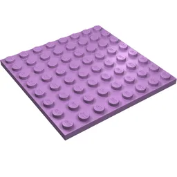 Plate 8 x 8 / Medium Lavender