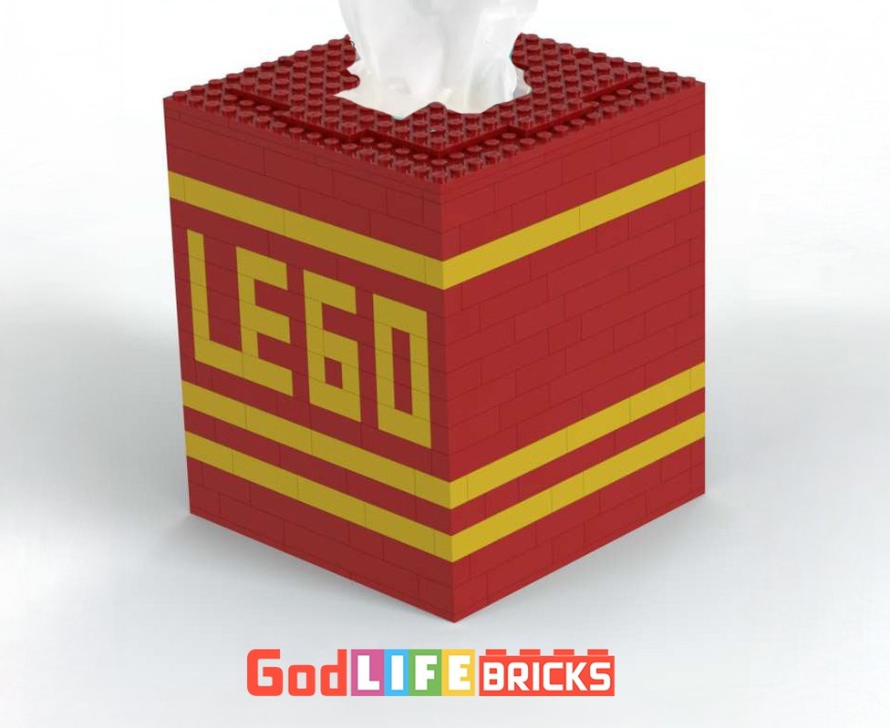 Lego Tissue Box Enclosure