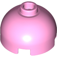 Lego Brick Round 2 x 2 Dome Top, Hollow Stud / Bright Pink