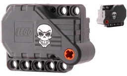 Pullback Motor 6 x 5 x 3 with White Skull and Black Stripes Pattern on Both Sides (Stickers) - Set 42106