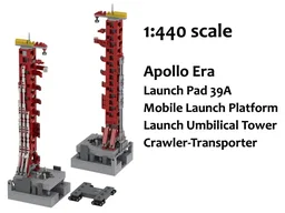 1:440 Scale Apollo Era Pad 39A