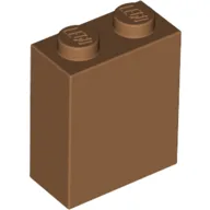 Brick 1 x 2 x 2 with Inside Stud Holder / Medium Nougat