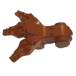 Creature Body Part, Dog Body, Three Heads (Fluffy) / Brown