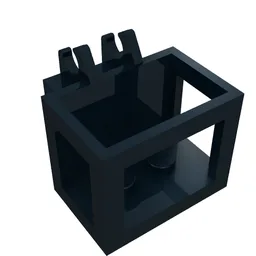 Crane Basket 2 x 3 x 2 with Non-Locking Hinge Fingers