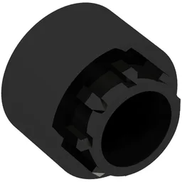 Technic Driving Ring Extension, 8 Ridges / Black