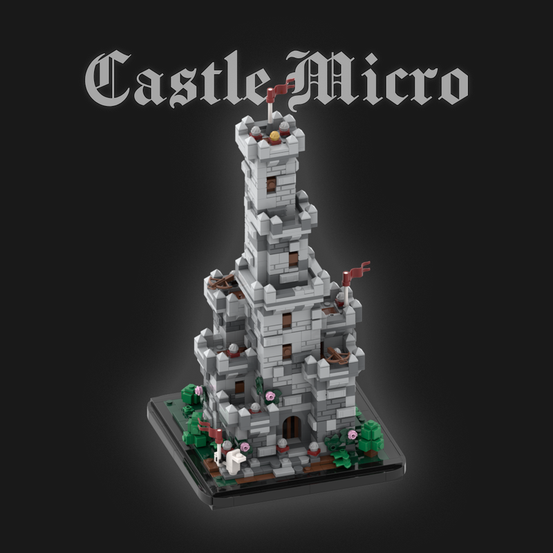 Lego Castle Micro - Medieval Castle in Microscale