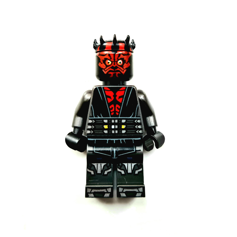 Lego Darth Maul, Horns, Printed Mechanical Legs, Red Chest