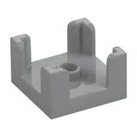 Panel 2 x 2 x 1 Corner Posts with Centre Stud / Light Bluish Gray