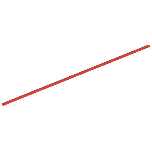Lego Hose Rigid 3mm D. 23L / 18.4cm / Red