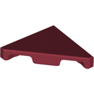 Lego Tile 45° Cut 2 x 2 (Triangle) / Dark Red
