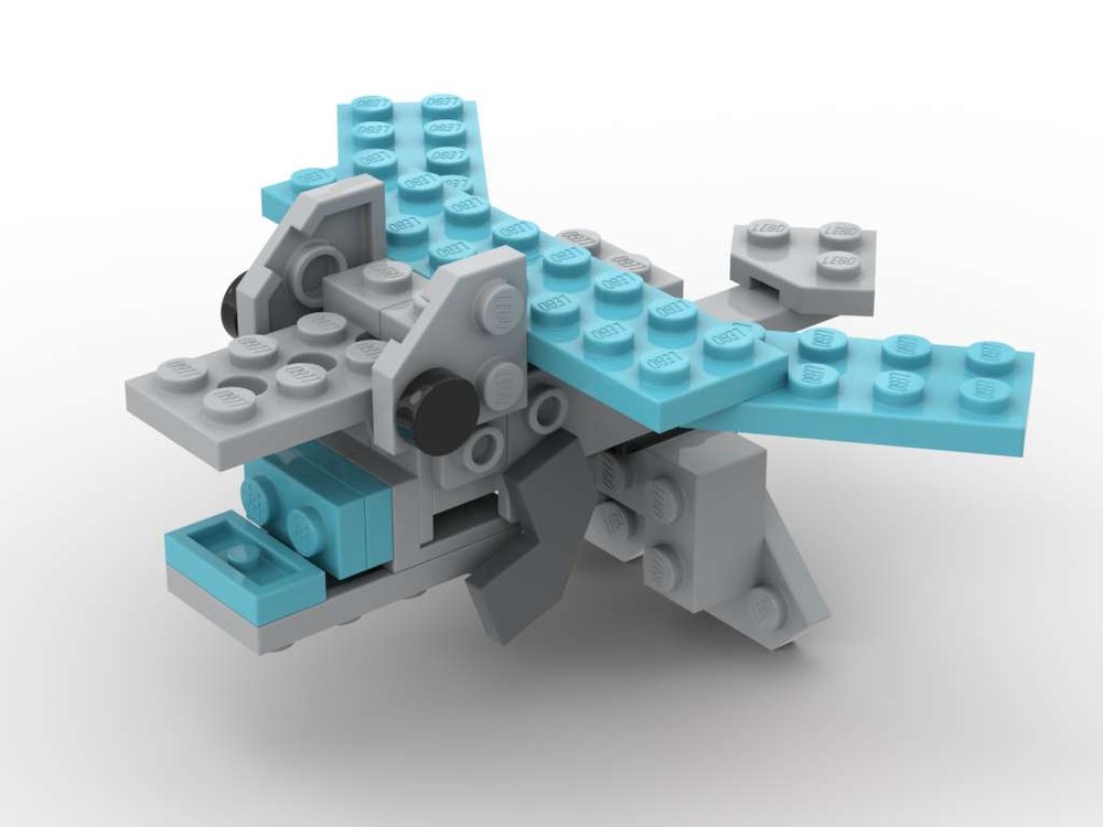 Lego Frost Rock Dragon (Inspired