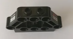 Technic, Pin Connector Block 1 x 5 x 3 with Stylized Red 'OK', White 'TYPE 42082' and Labels Pattern (Stickers) - Set 42082