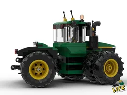John Deere 8 wheels articulate