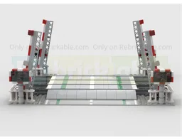 UK Double Track Full Barrier Level Crossing