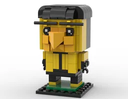 Herky the Hawk (Iowa) Brick Buddy