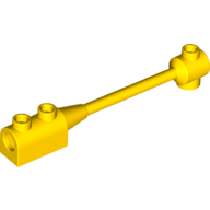 Lego Bar 1 x 8 with Brick 1 x 2 Curved Top End (Axle Holder Inside Small End) / Yellow