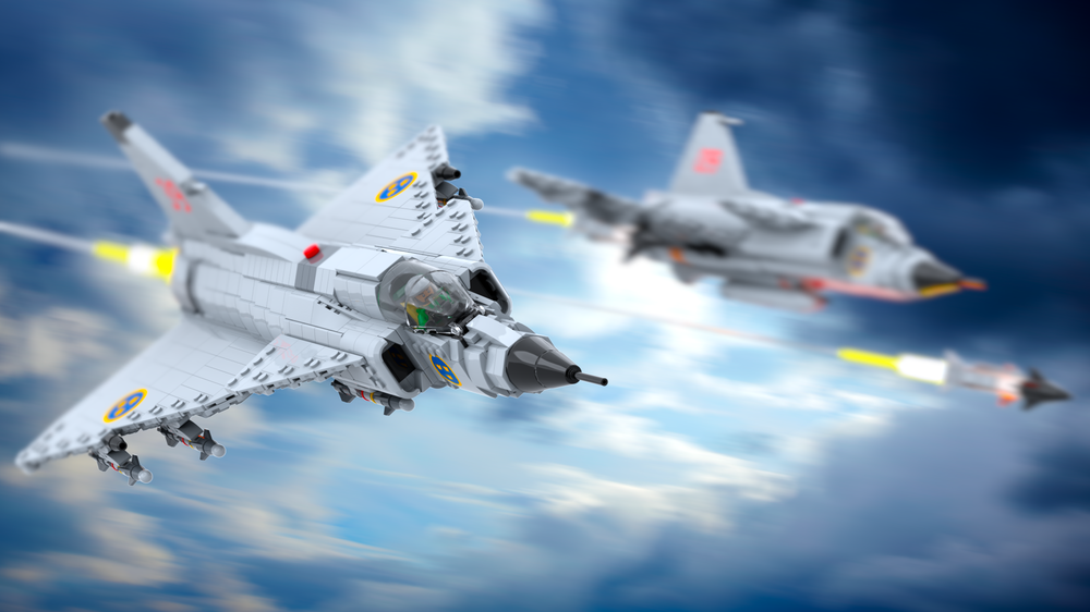 Lego 1:35 Scale JA & AJ-37 Viggen