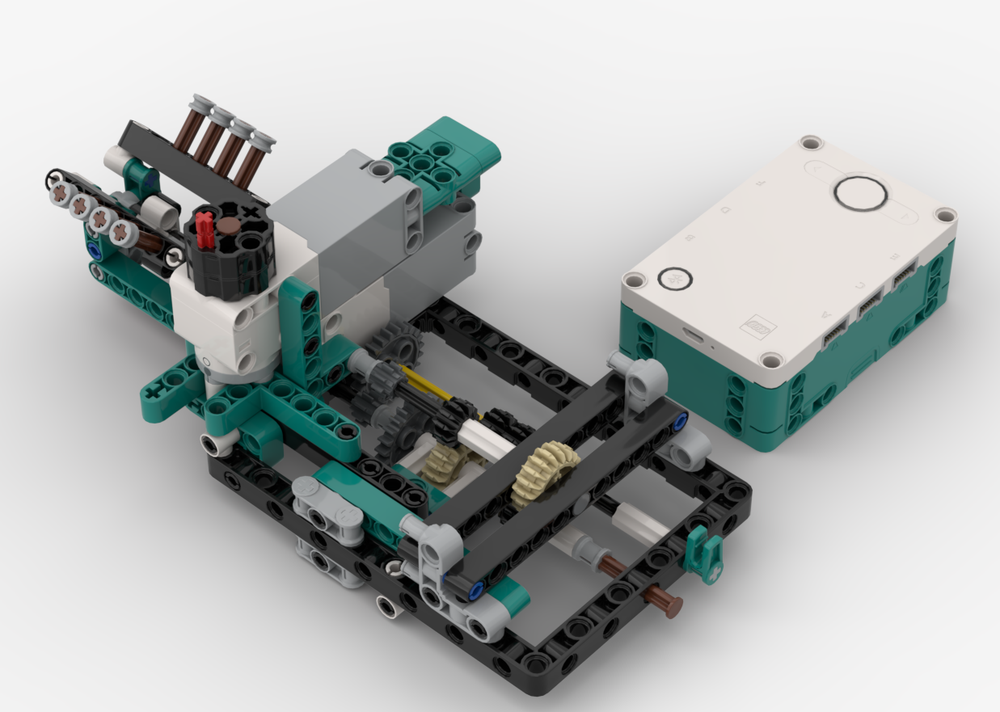 Lego Cart transmission demonstration
