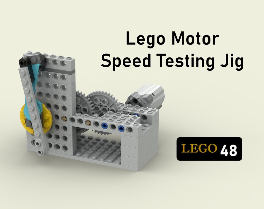 Lego Motor Speed Testing Jig