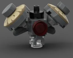 Buzz droid -- minifigure scale