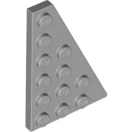 Wedge Plate 6 x 4 Right / Light Bluish Gray