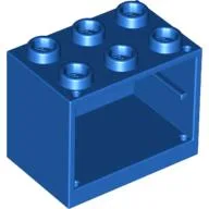 Cupboard 2 x 3 x 2 with Hollow Studs / Blue