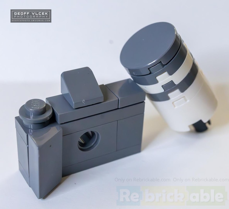 Lego Pocket Size Mirrorless SLR (dark bluish gray)