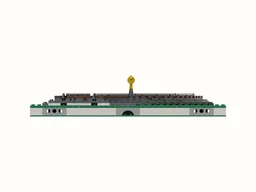 MILS ballasted right switch return curve