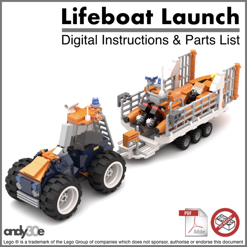 Lego Lifeboat Launch & Recovery