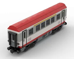 Modern European/Austrian City Express Train: 1st Class Carriage