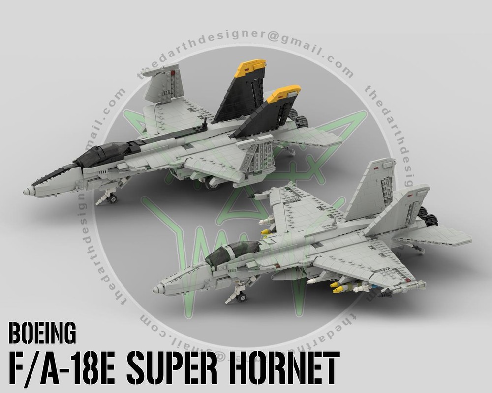 Lego Boeing F/A-18E SUPER HORNET | 1:35 Scale