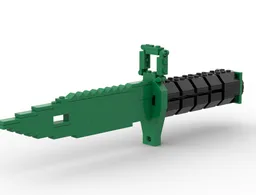 CS2 M9 Bayonet + emerald skin