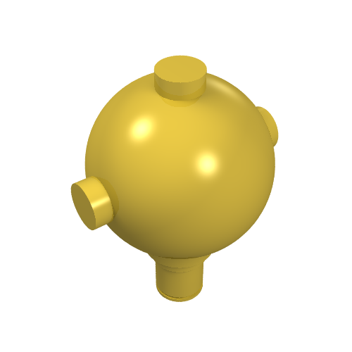 Lego Homemaker Figure Head [Plain] / Yellow