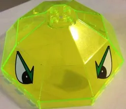 Windscreen 10 x 10 x 4 Canopy Octagonal with Eyes Pattern (Stickers) - Set 2161