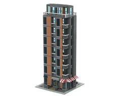 Lego City Residential Skyscraper - Central Brick Plaza