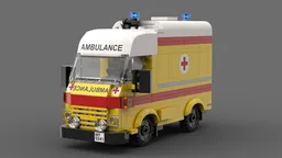 AVIA A 21 Furgon Ambulance (1989) + stickers
