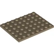 Plate 6 x 8 / Dark Tan
