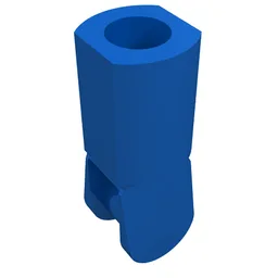 Bar Holder with Hole and Bar Handle / Blue