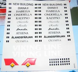 Sticker Sheet for Set 1924-2
