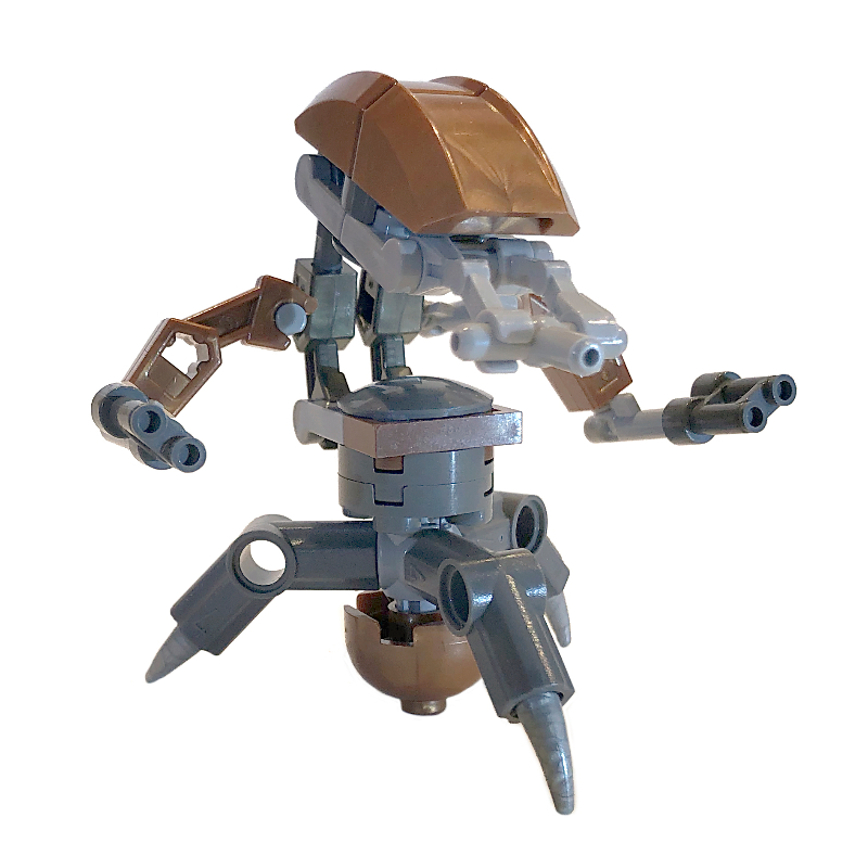 Lego Droideka / Destroyer Droid, Copper Shell