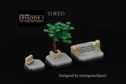 Minifig round display THEED