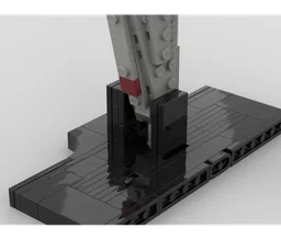 the vertical spacecraft’s launch pad