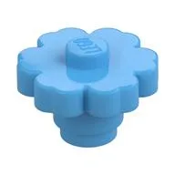 Plant, Flower 2 x 2 - Round [Open Stud] / Medium Blue