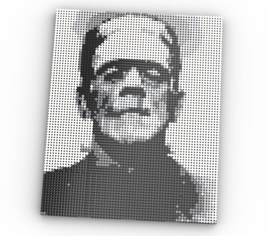 Lego Frankenstein Mosaic