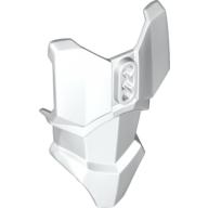 Lego Large Figure Torso Cover, Armour with 2 Chest Holes and Ball Joint Socket / White