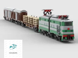 Italian Old Style Cargo Train