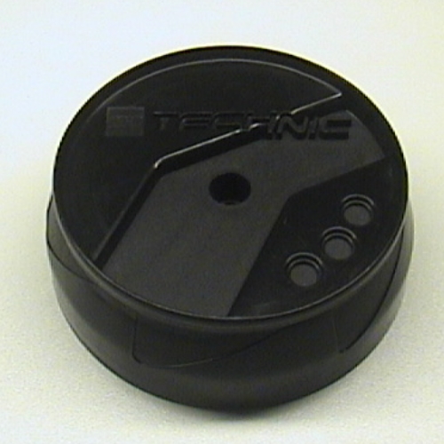 Lego Packaging Lid, Canister Top, RoboRider / Black