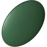 Shield Round Bowed [Plain] / Dark Green