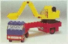 Low-Loader with Excavator